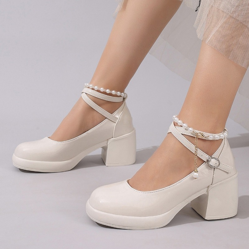 Women Shoes With Heels - New Women Pumps Shoes Fashion Cross