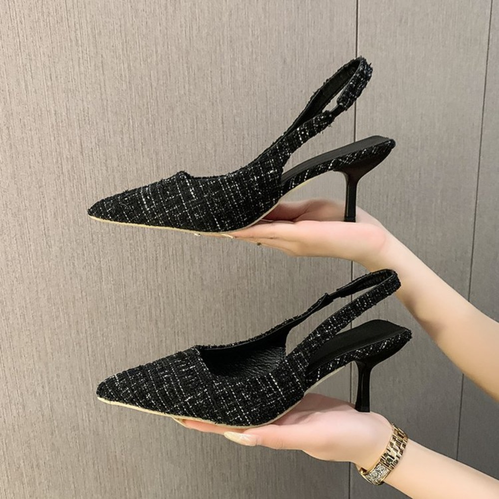 Women'S Shoes Popular - Elegant Office Ladies Slingback Stiletto Shoes