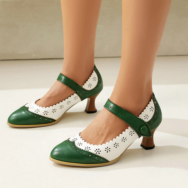 Women Two Tone Mary Jane Pumps - Women'S Xti Shoes ulasan dan harga