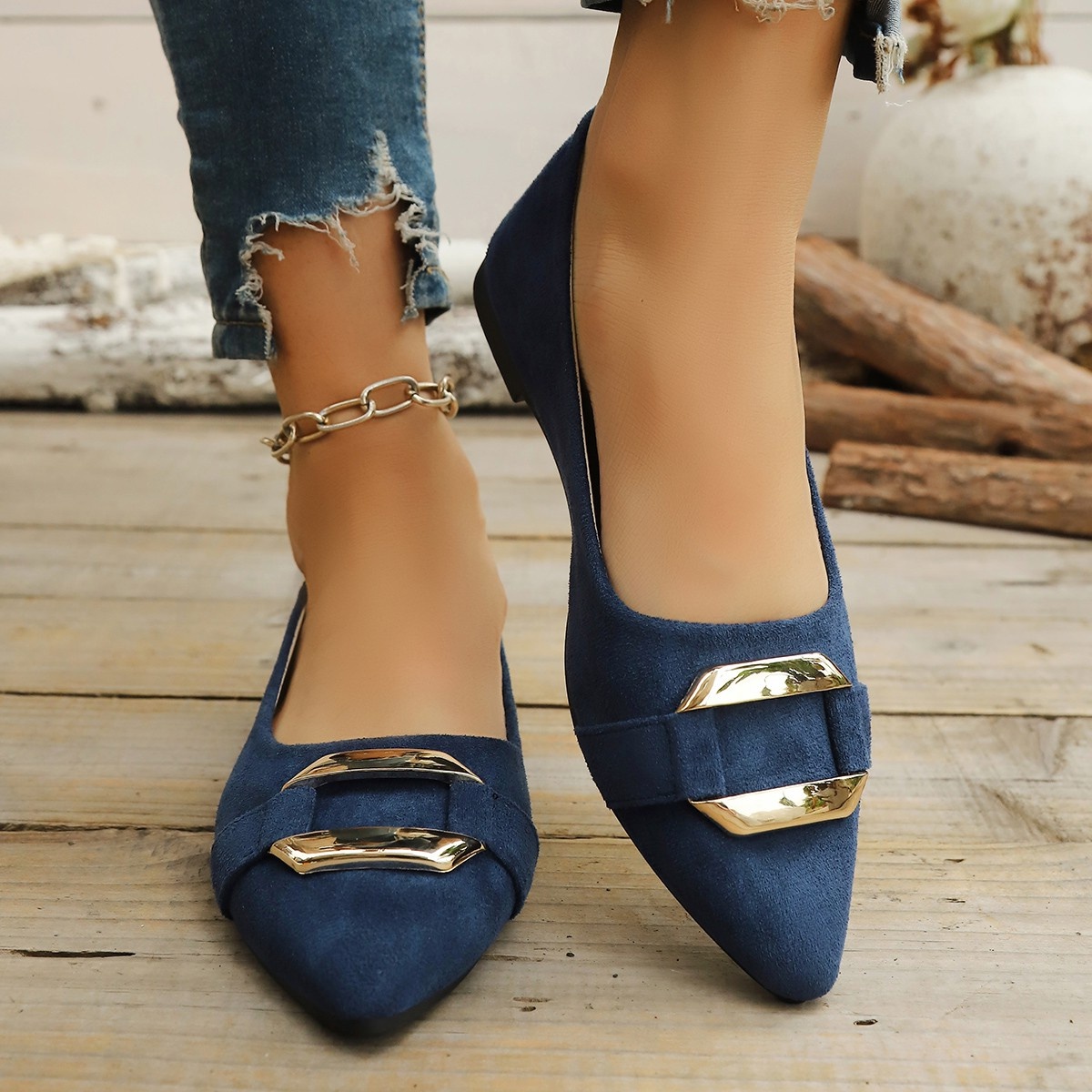 Spring and Autumn Elegant Poin - Women Shoes With Heels ulasan dan harga