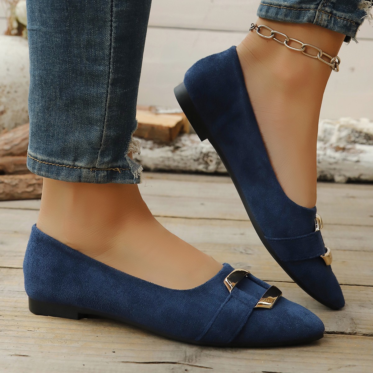 Spring and Autumn Elegant Poin - Women Shoes With Heels ulasan dan harga