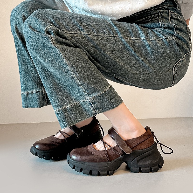 New Retro Ballet Mary Jane Sho - Women Shoes Sandals ulasan dan harga