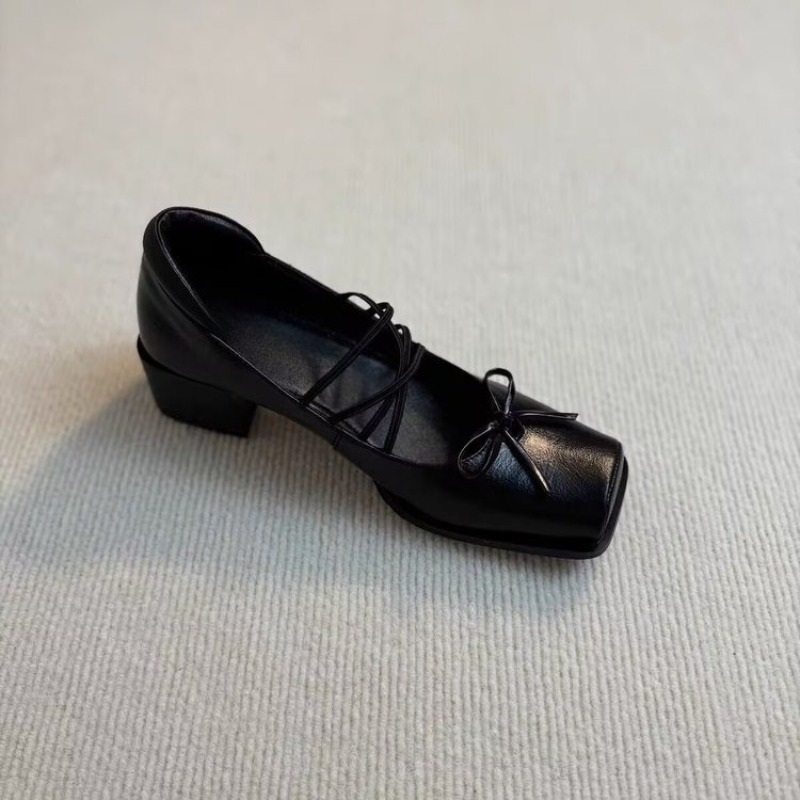 Single Shoes Fashion New Squar - Women'S Shoes Size 12 ulasan dan harga