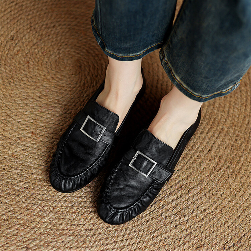 New Autumn Genuine Leather Wom - Women Shoes With Heels ulasan dan harga