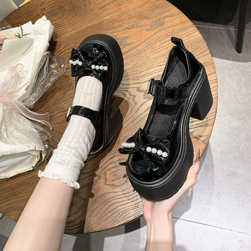 2026 Lolita Shoes Black Super  - Women Shoes With Heels ulasan dan harga