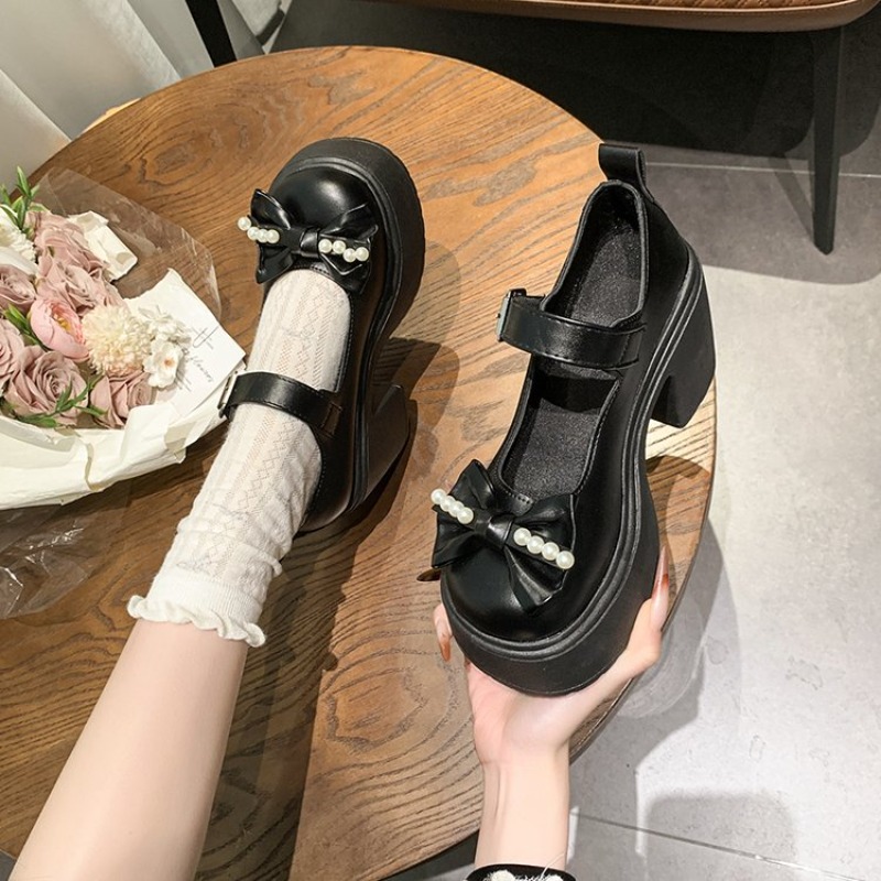 2026 Lolita Shoes Black Super  - Women Shoes With Heels ulasan dan harga