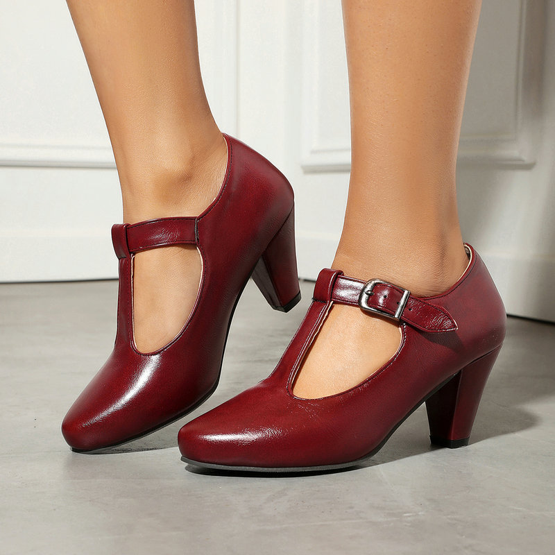Womens T-Strap Mary Jane Shoes - Women'S Xti Shoes ulasan dan harga