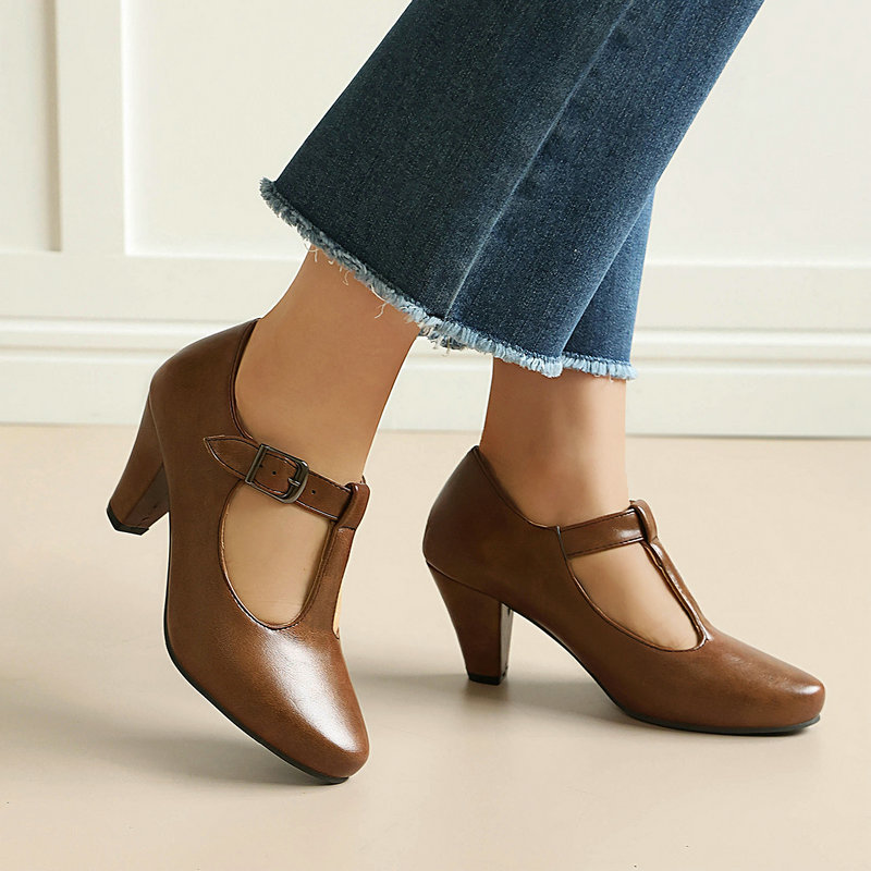 Womens T-Strap Mary Jane Shoes - Women'S Xti Shoes ulasan dan harga