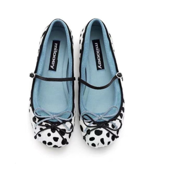 2026French Flat Bottomed Rotun - Women Shoes With Heels ulasan dan harga
