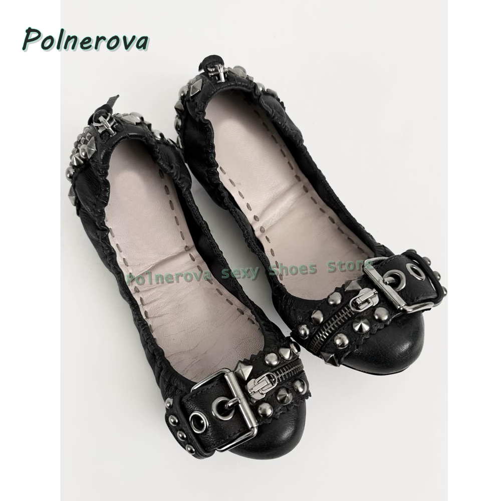 Rivet Belt Buckle Mary Jane Sh - Women'S Shoes Popular ulasan dan harga
