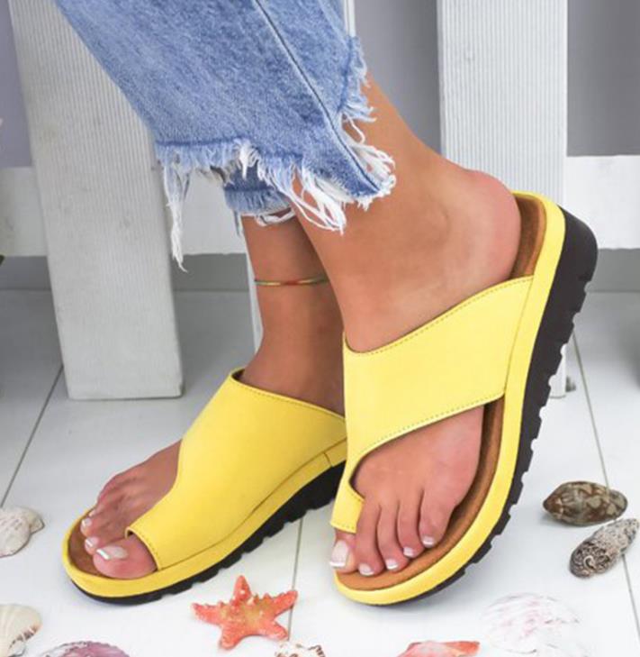 Women Comfy Plain Shoes Flat P - Women'S Shoes With Bunions ulasan dan harga