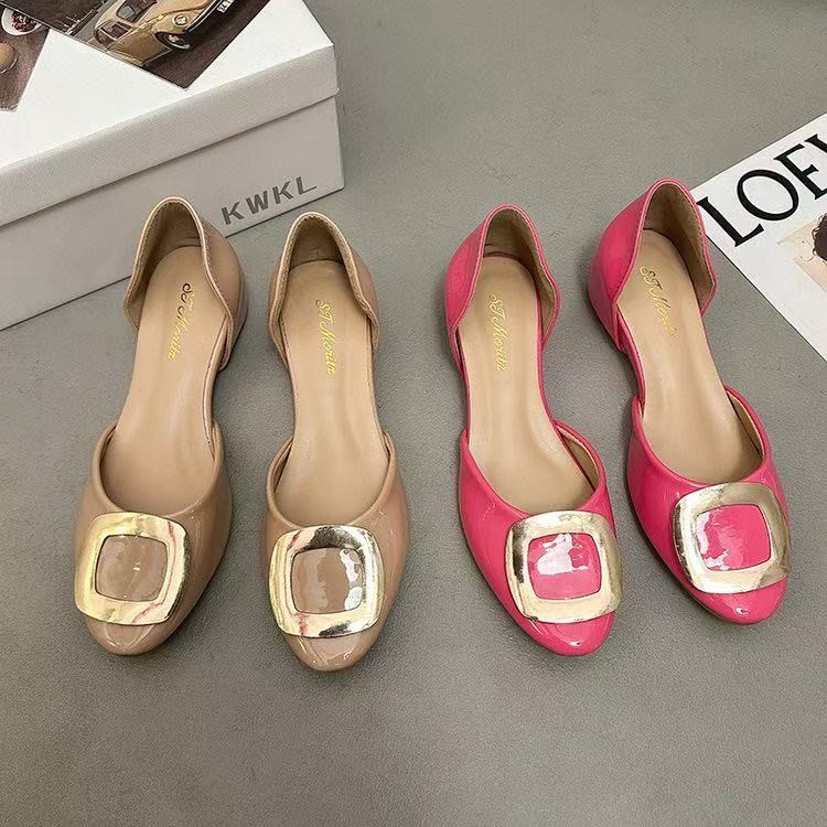 Fashion Square Buckle Hollow F - Women Shoes Sandals ulasan dan harga