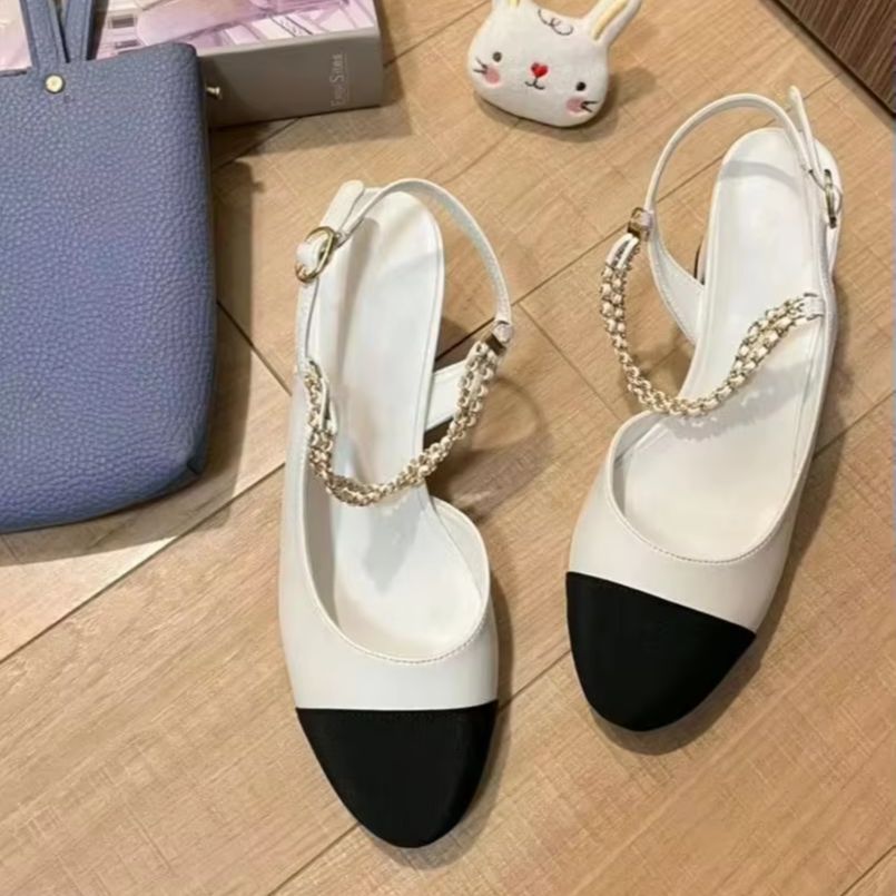 Women Slingback Pumps Two Tone - Women Shoes Sandals ulasan dan harga