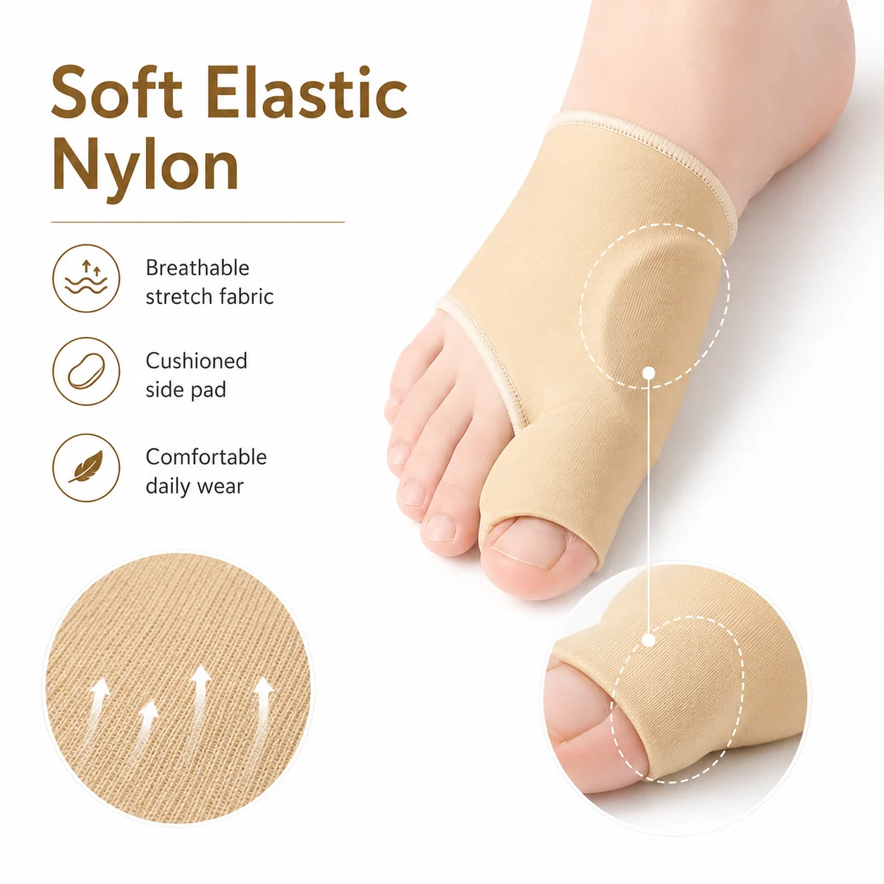 Big Toe Separator Sleeve Bunio - Women'S Shoes With Bunions ulasan dan harga