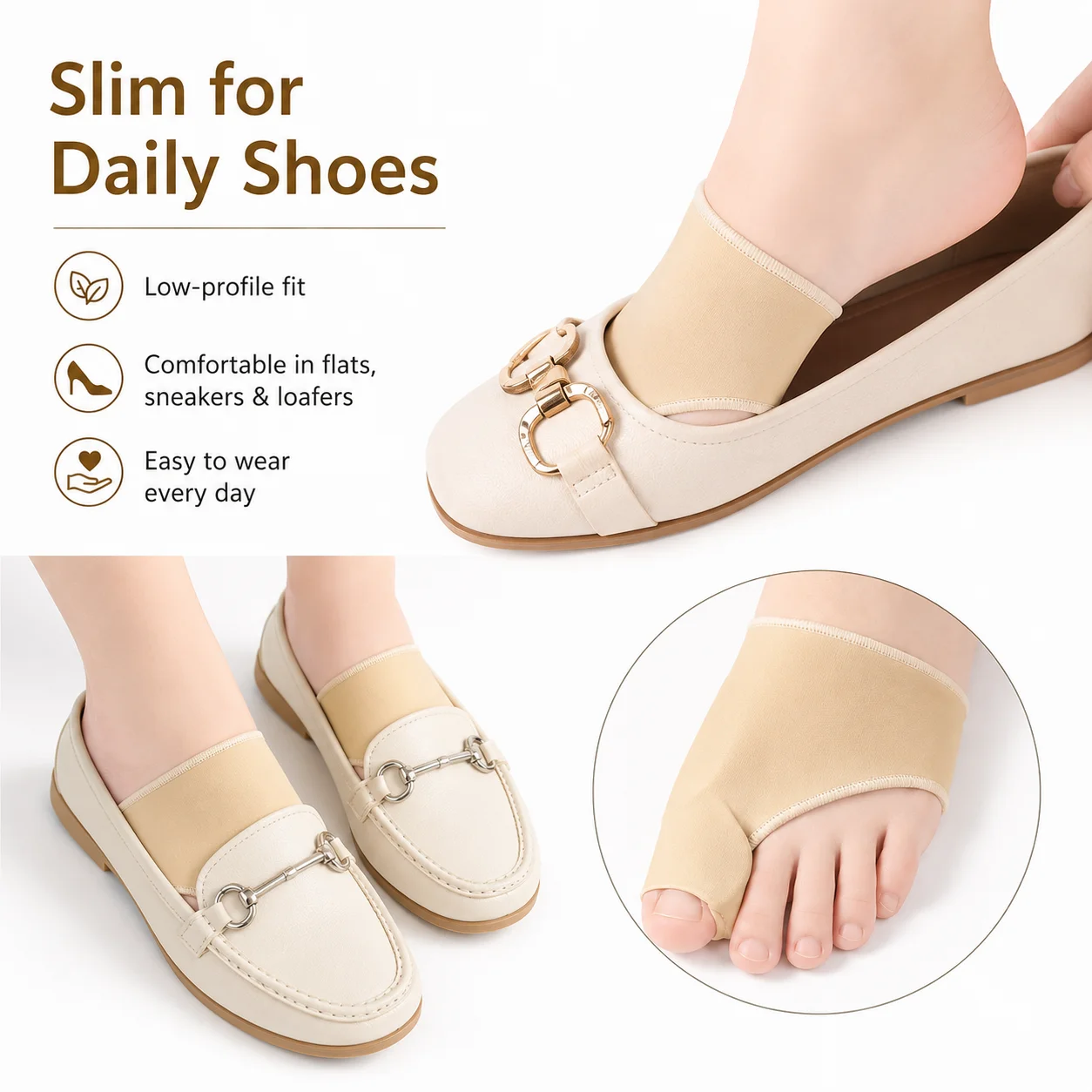 Big Toe Separator Sleeve Bunio - Women'S Shoes With Bunions ulasan dan harga